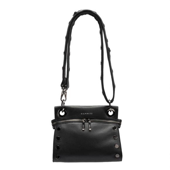 NEW HAMMITT tony signature crossbody bag in black/gunmetal - Picture 4 of 4